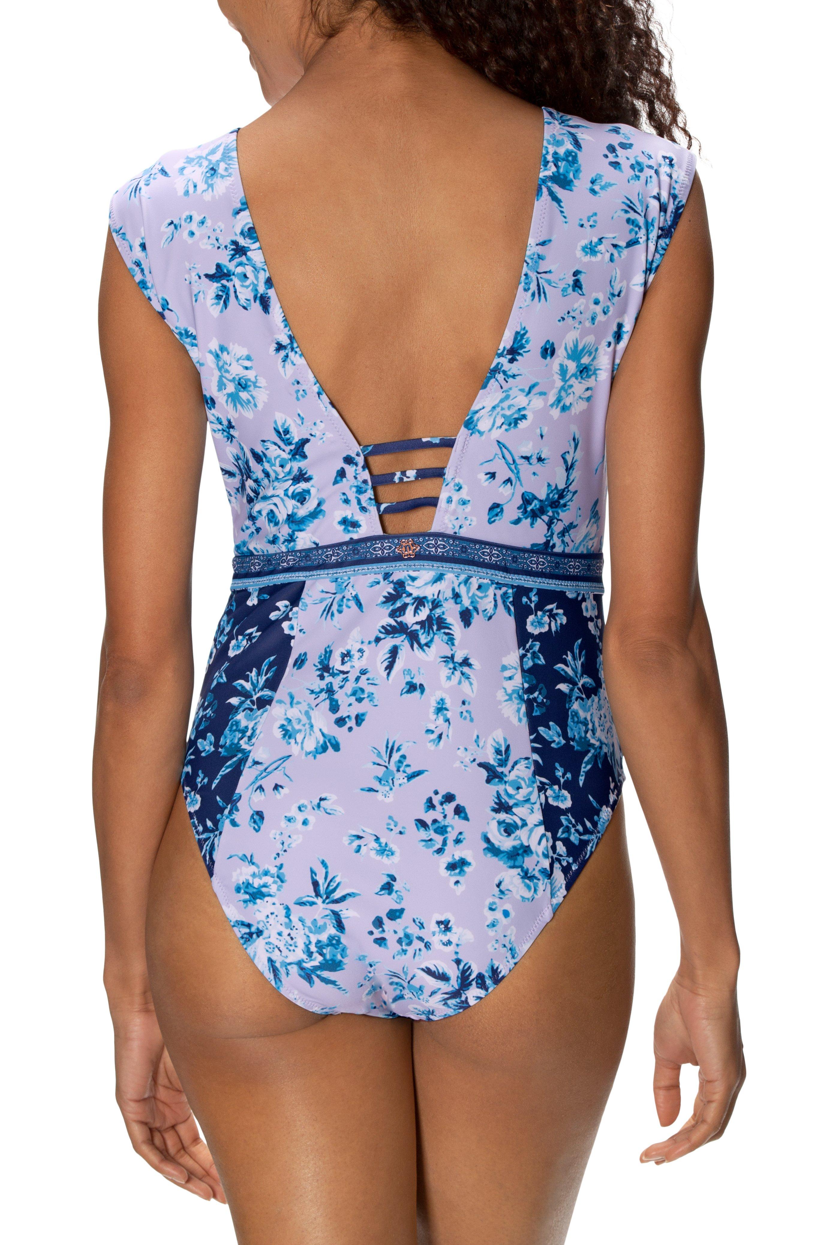 cap sleeve swimwear