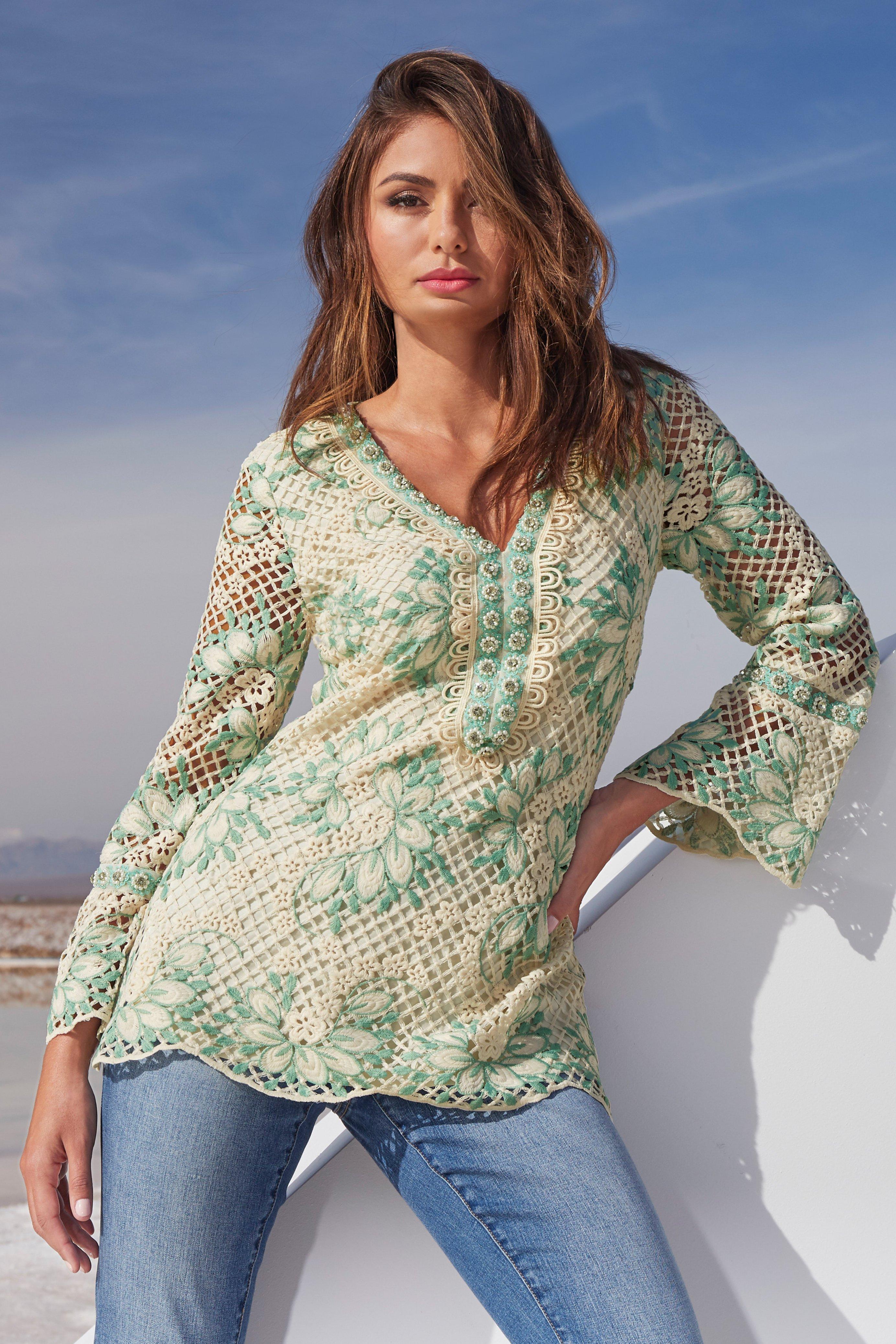 boston proper crochet top