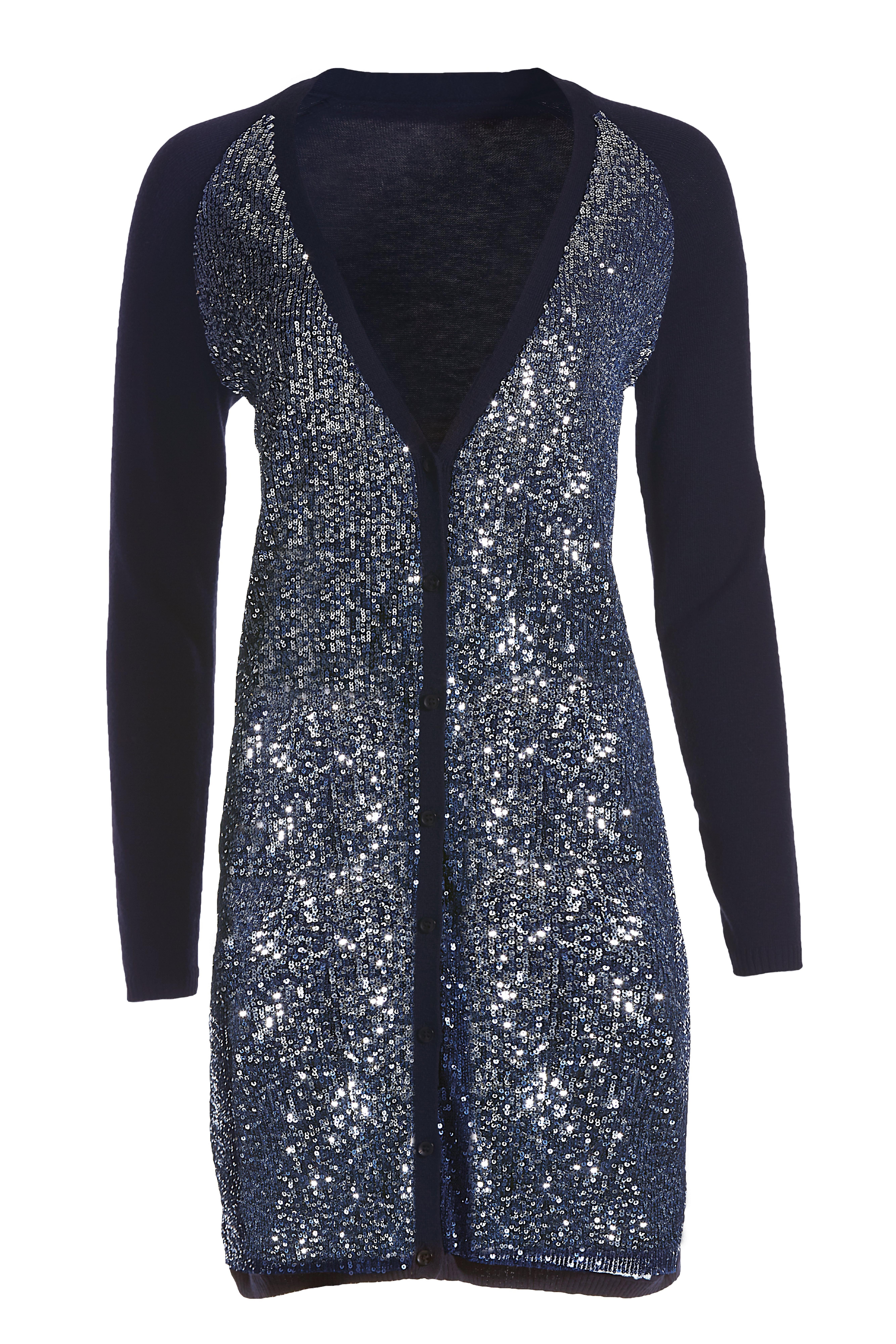 glitter cardigan sweater