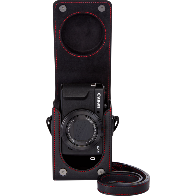 Canon DCC-1880 Soft Camera Case Product Open with camera visible