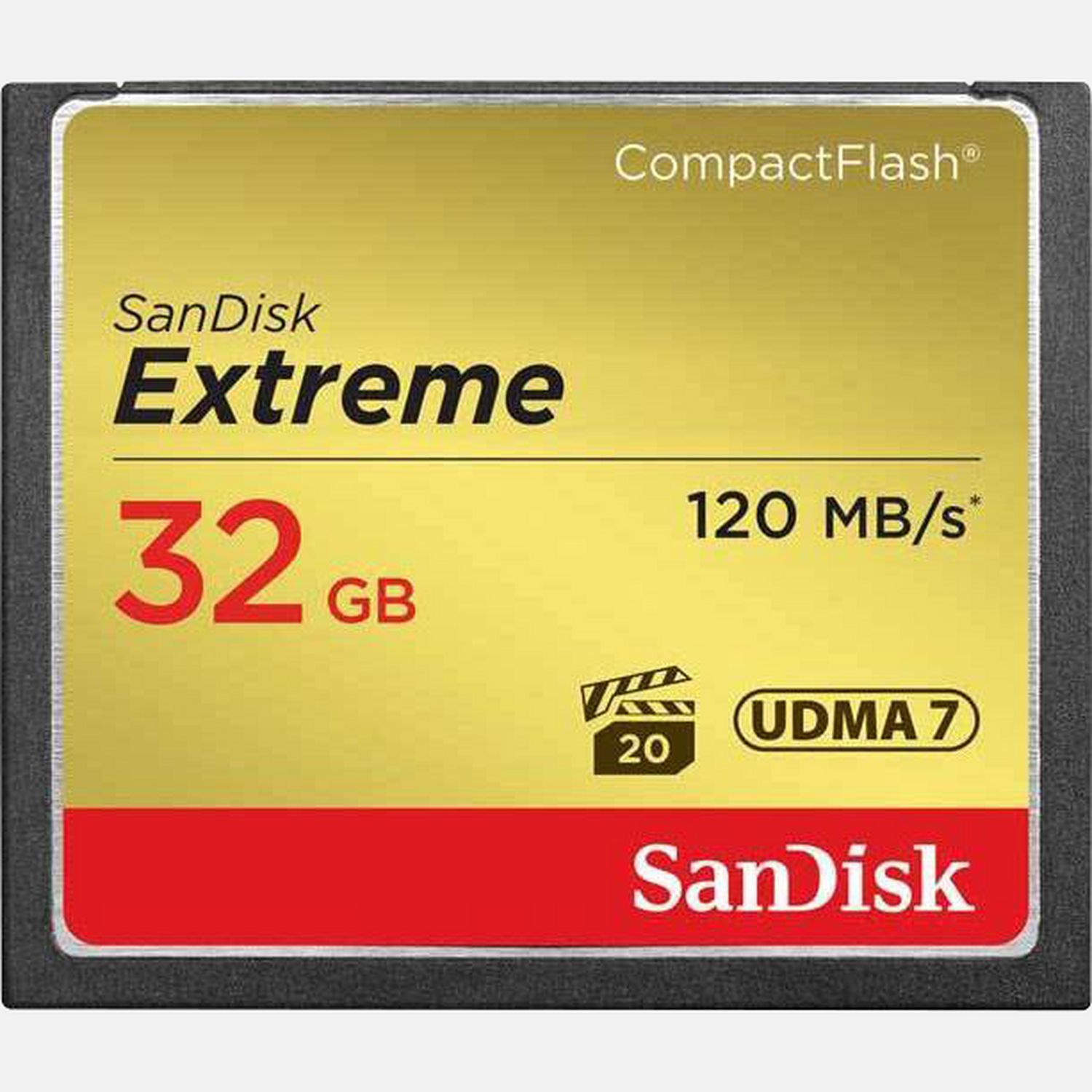 Carte mémoire SANDISK Compact Flash Extreme Pro 160MB/s 32 Go