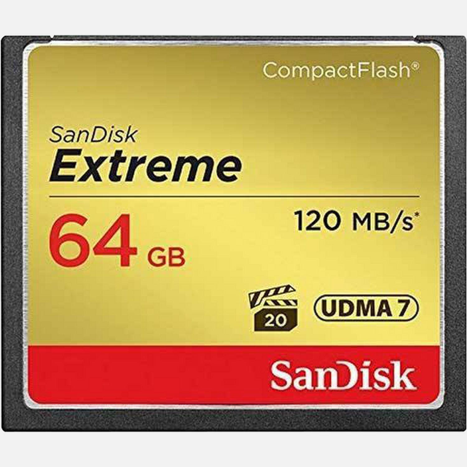 Scheda di memoria SanDisk Extreme CompactFlash UHS-I VPG-20, 64GB