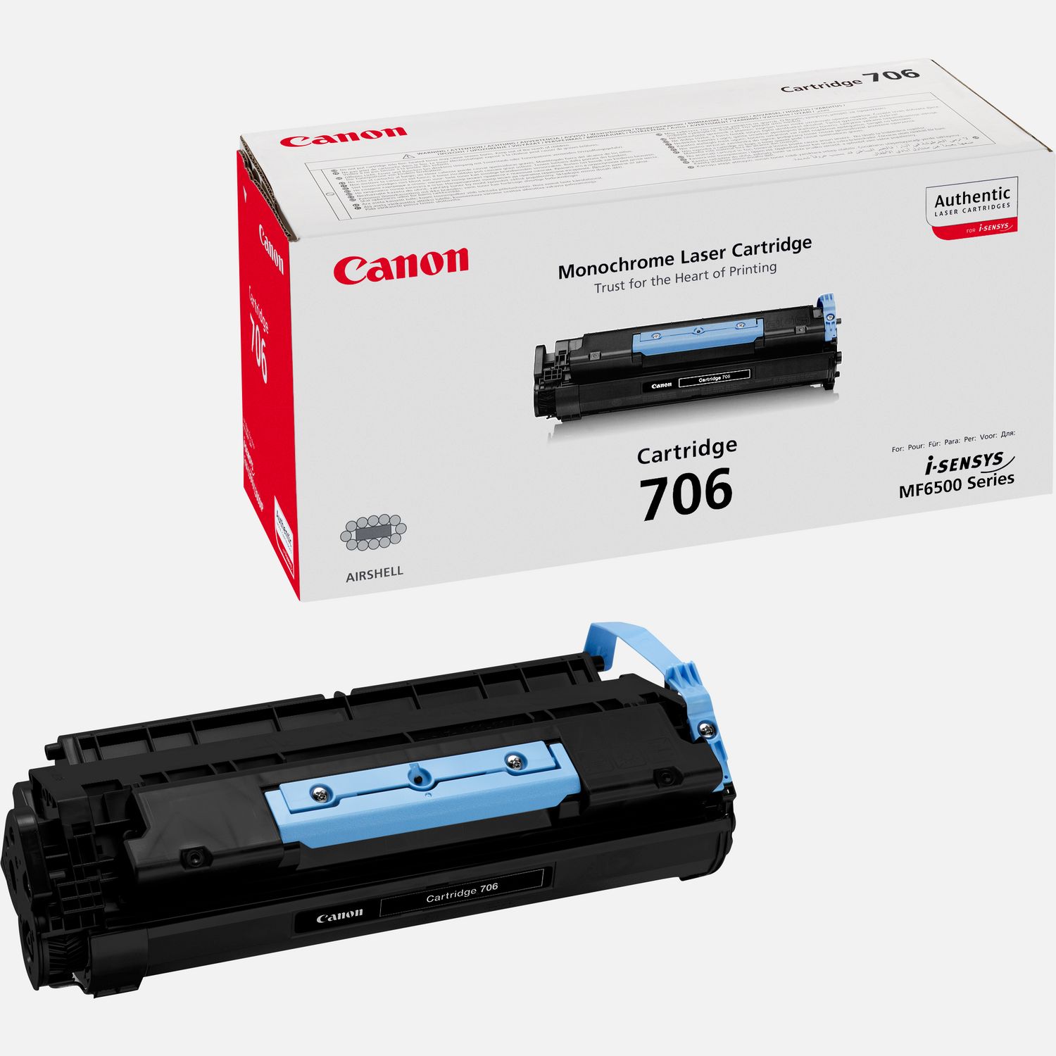 Cartouche toner noir Canon 706