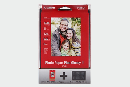 Find the right Canon photo paper to suit your needs with a wide choice of finishes and sizes.