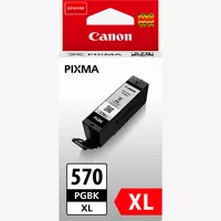 Canon PGI-570PGBK XL High Yield Pigment Black Ink Cartridge Product Front View