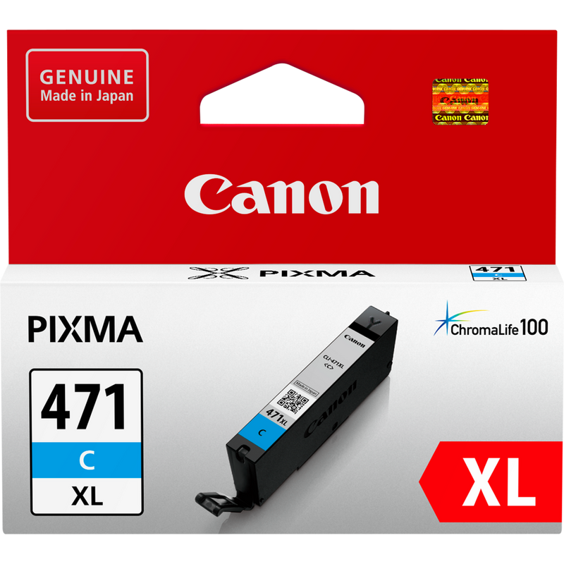 

Canon CLI-471XL High Yield Cyan Ink Cartridge
