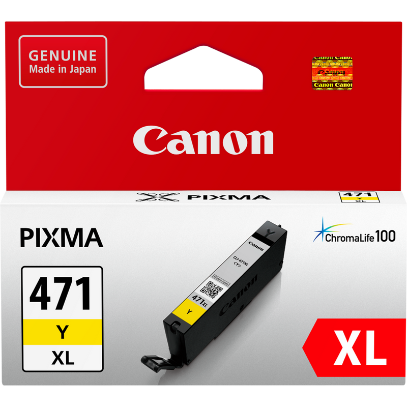 

Canon CLI-471XL High Yield Yellow Ink Cartridge