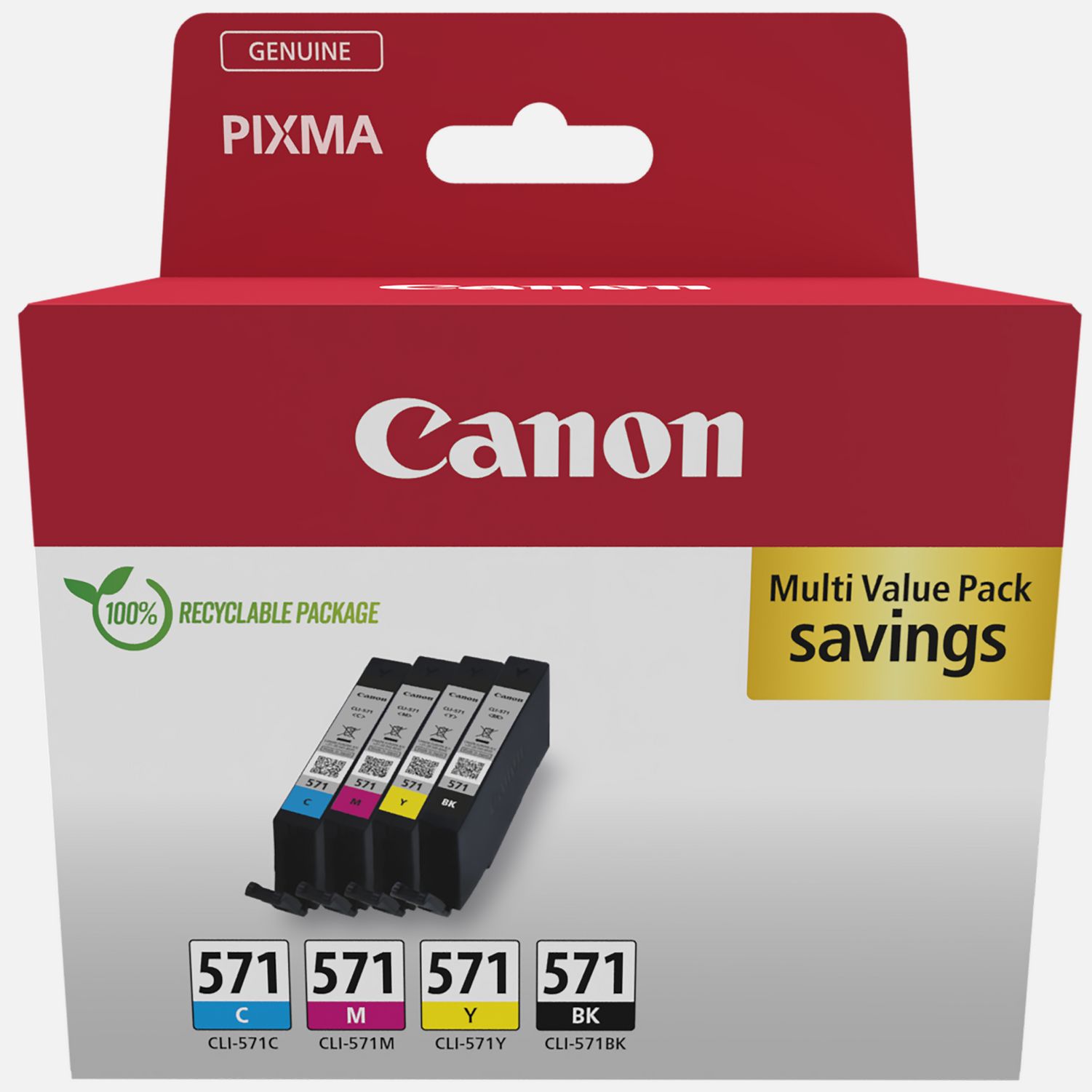 Multipack de cartouches d'encre Canon PGI-570BK / CLI-571 BK/C/M/Y —  Boutique Canon Suisse