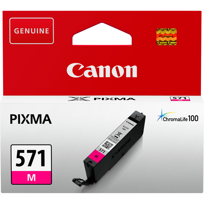 Canon CLI-571M Tinte Magenta Produkt Vorderansicht