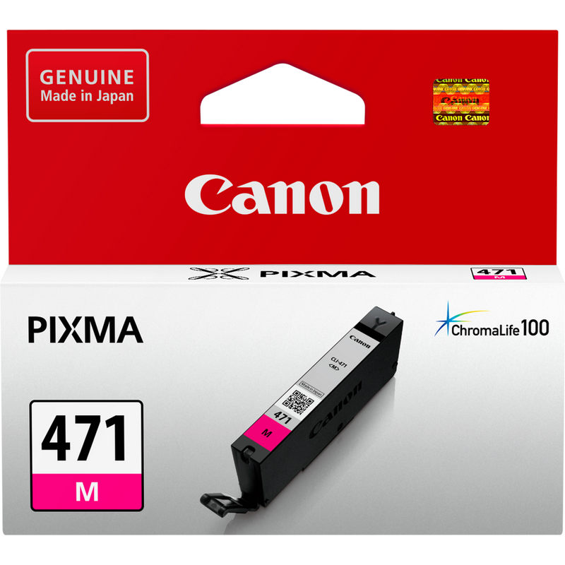 Canon CLI-471 Magenta Ink Cartridge Product Front View