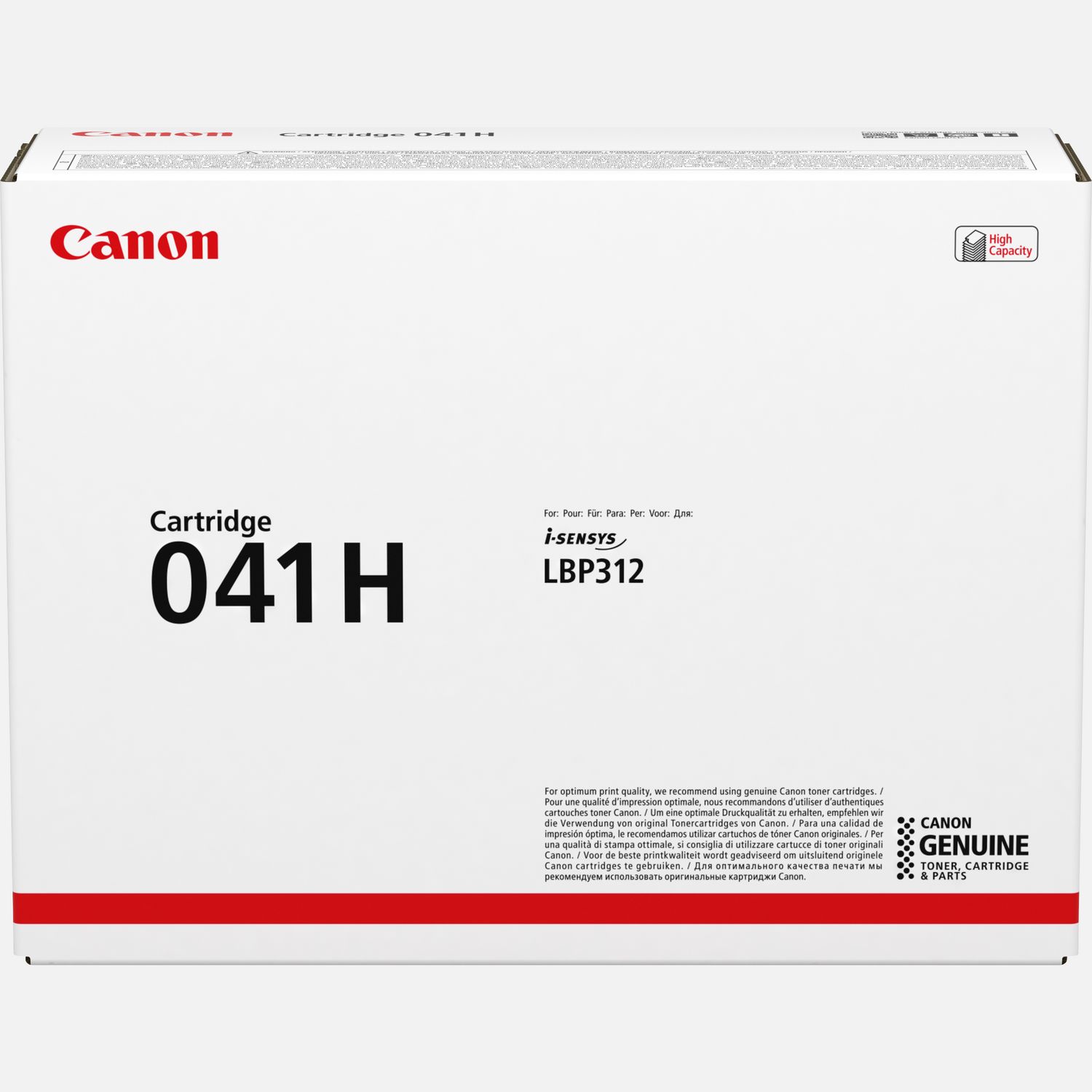 Canon 041H High Capacity Toner-Cartridge Schwarz — Canon