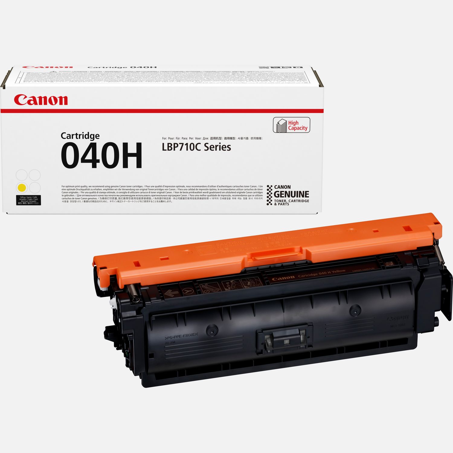 Canon 040H High Yield Yellow Toner Cartridge