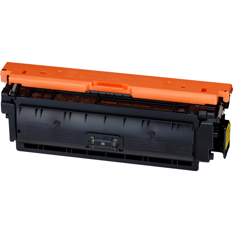 Canon 040H High Yield Yellow Toner Cartridge Product Front Right View