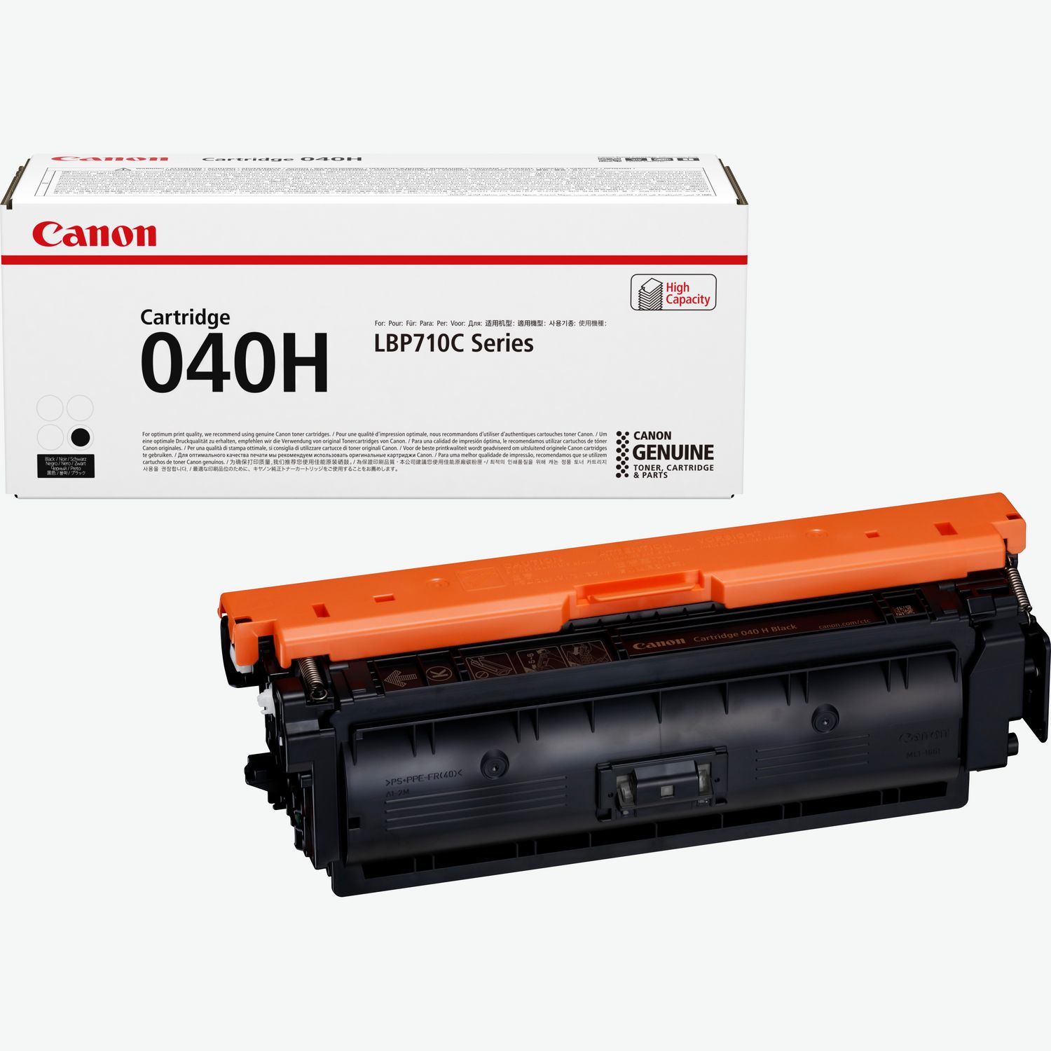 Black toner outlet cartridge