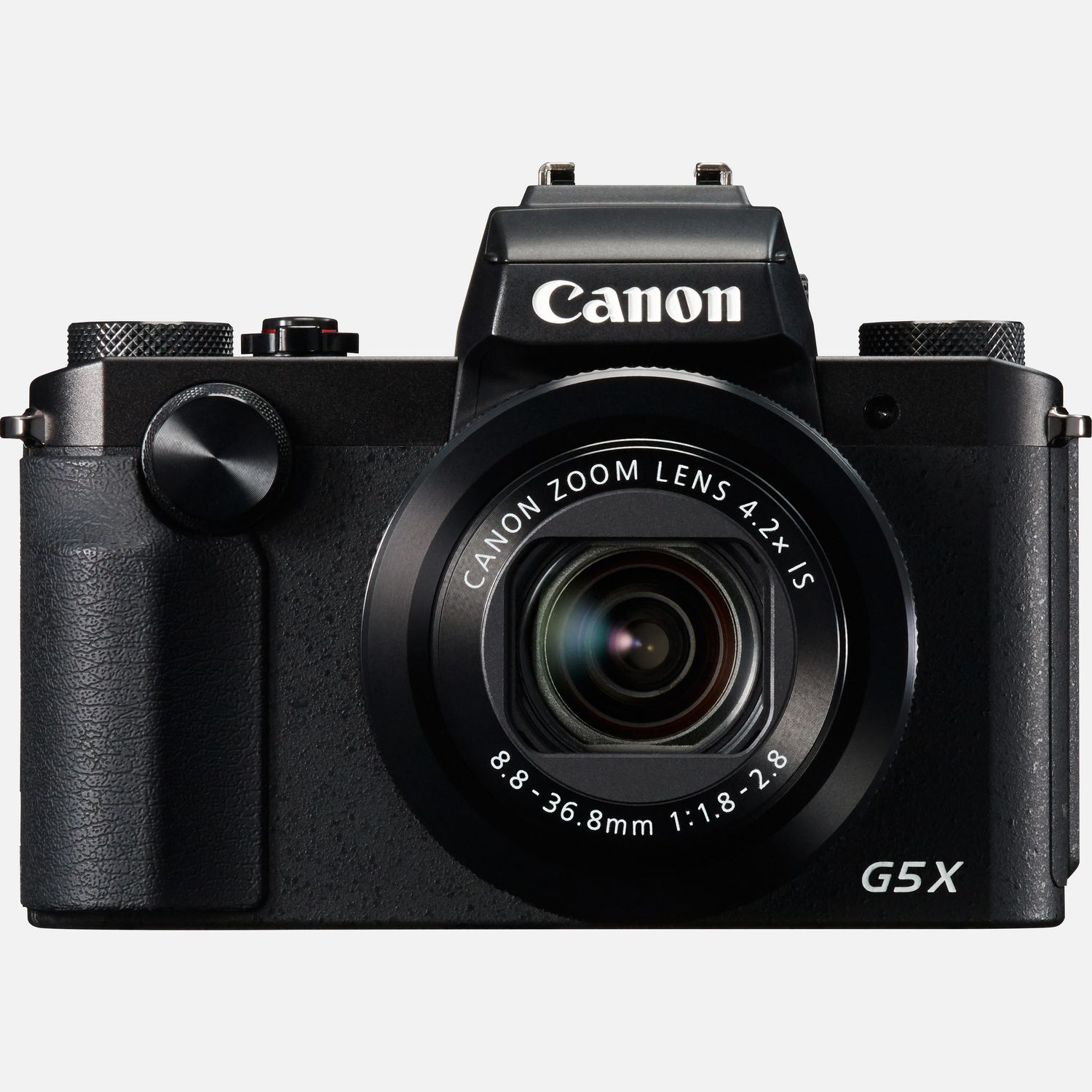 lecteur de carte First2savvv XJD-G5X-HH10 brun foncé Qualité supérieure PU cuir étui housse appareil photo numérique pour Canon PowerShot G5 X 