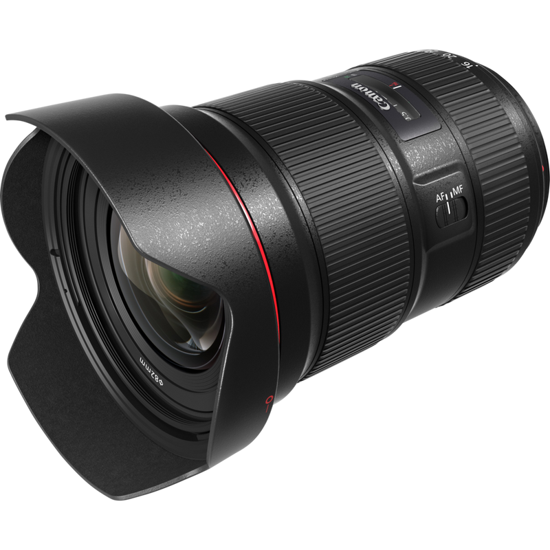 Canon EW-88D Lens Hood Product with Lens