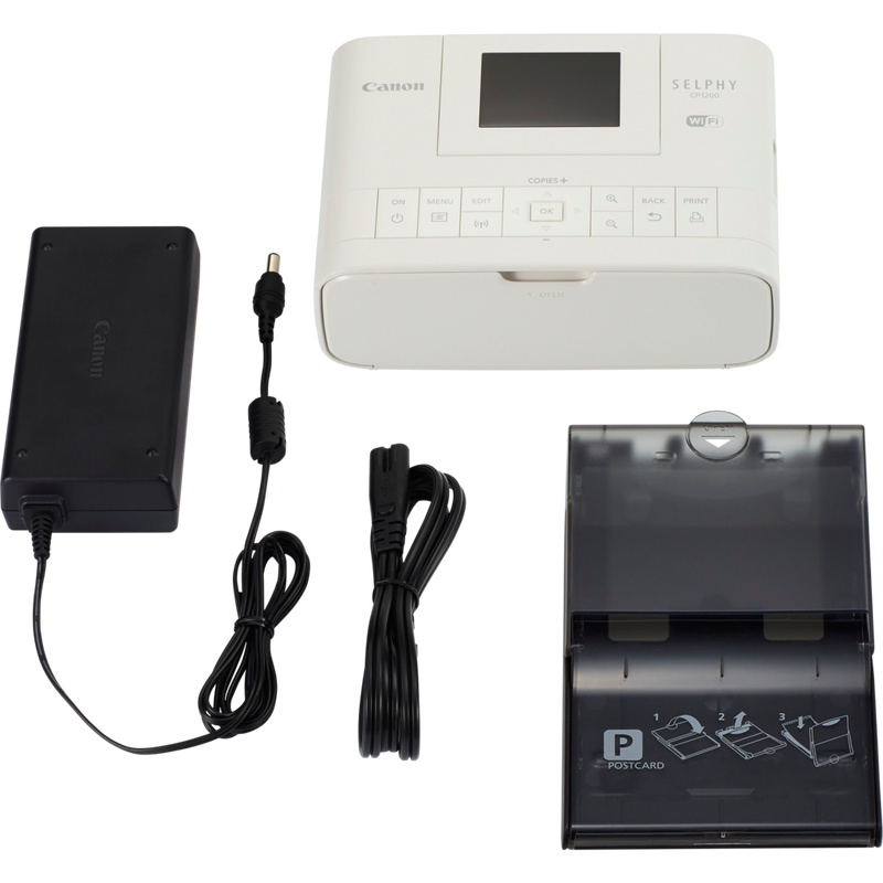 Canon SELPHY CP1200 - White Product Product with What's in the Box