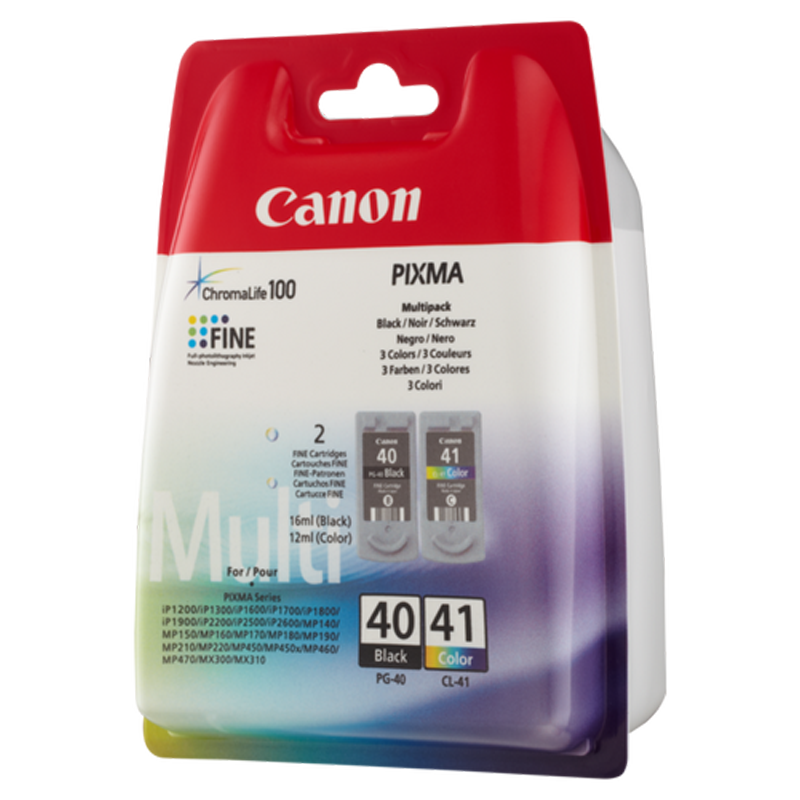 Multipack De Cartouches D'encre Canon PG-40/CL-41 BK/C/M/Y In Encre Et ...