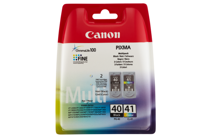 Canon PG-40/CL-41 C/M/Y Ink Cartridge Multipack