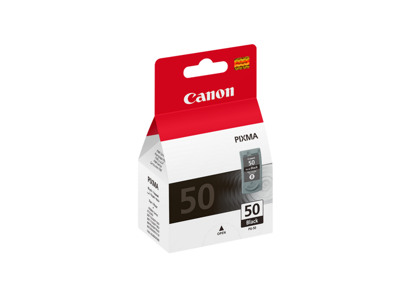 Canon PG-50BK High Yield Black Ink Cartridge Product Front View