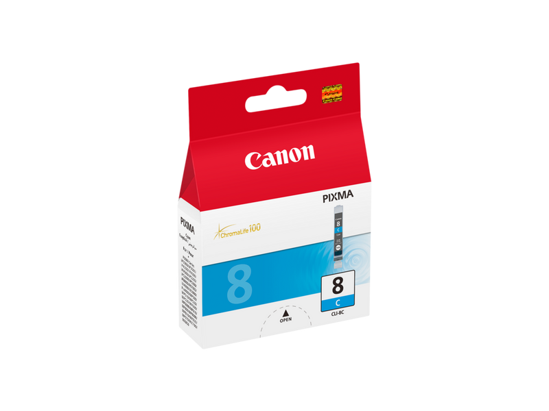 Canon CLI-8C – syaani mustekasetti Tuote Näkymä vasemmalta