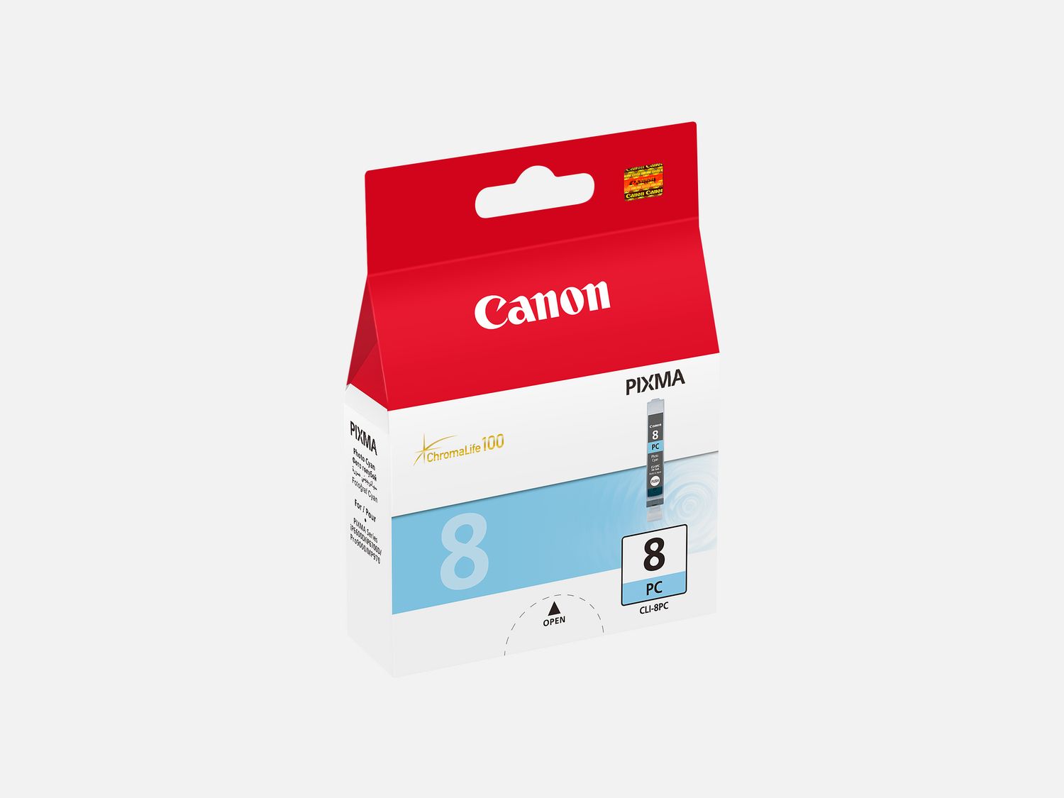 Cartouche d'encre photo cyan Canon CLI-8PC