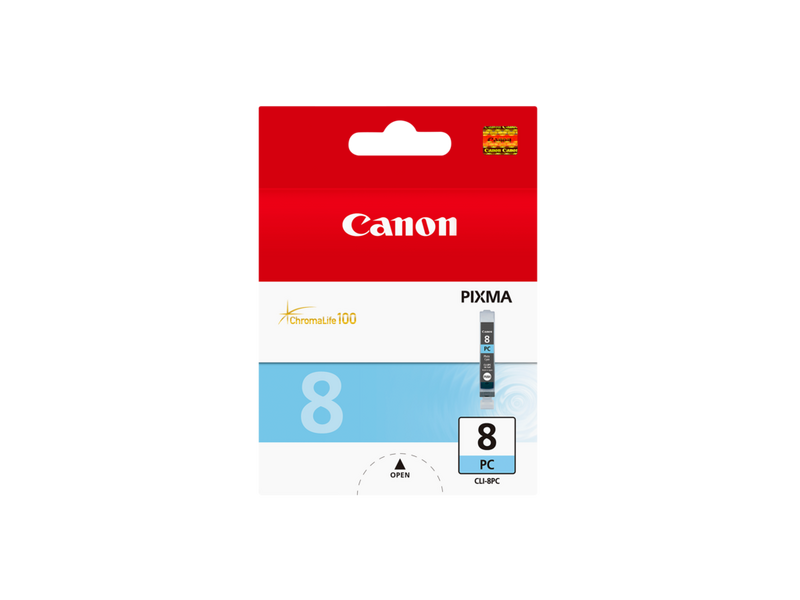 Canon CLI-8PC foto cyan blekkassett Produkt Sett forfra