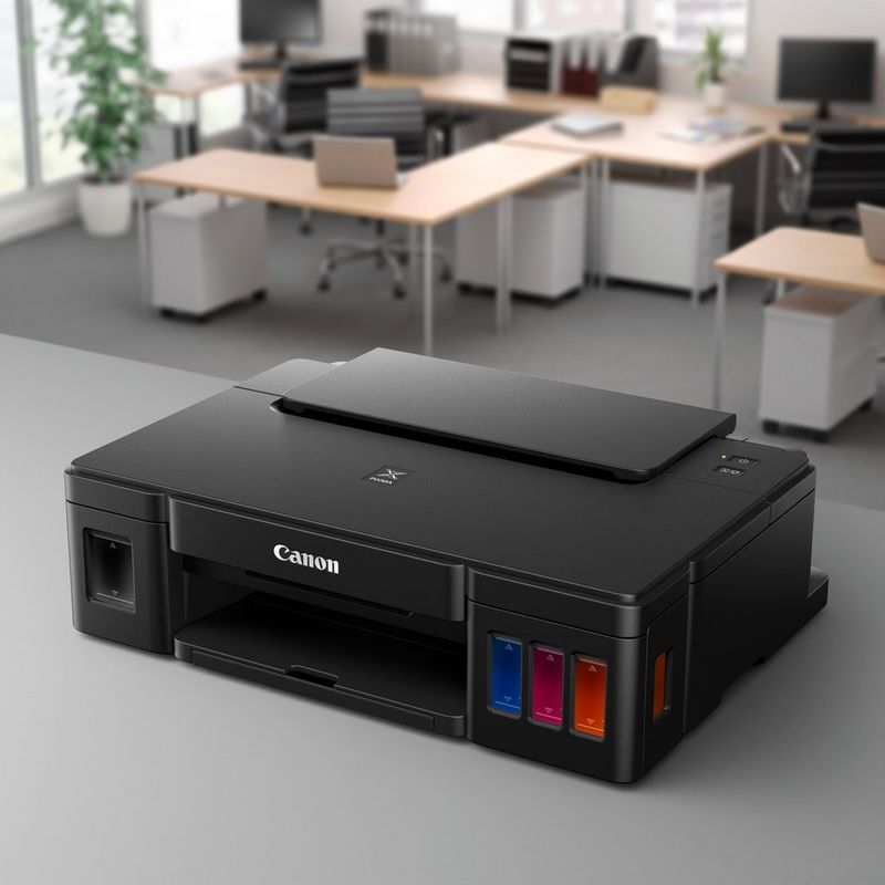 Canon PIXMA G1500 Kept On A Table In a House