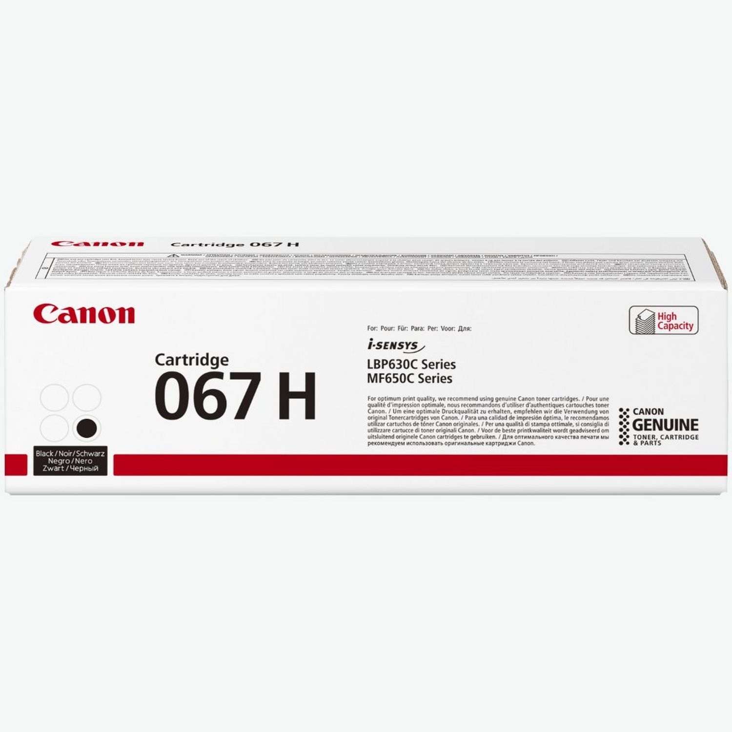 Cartouche de toner noir Canon 067H