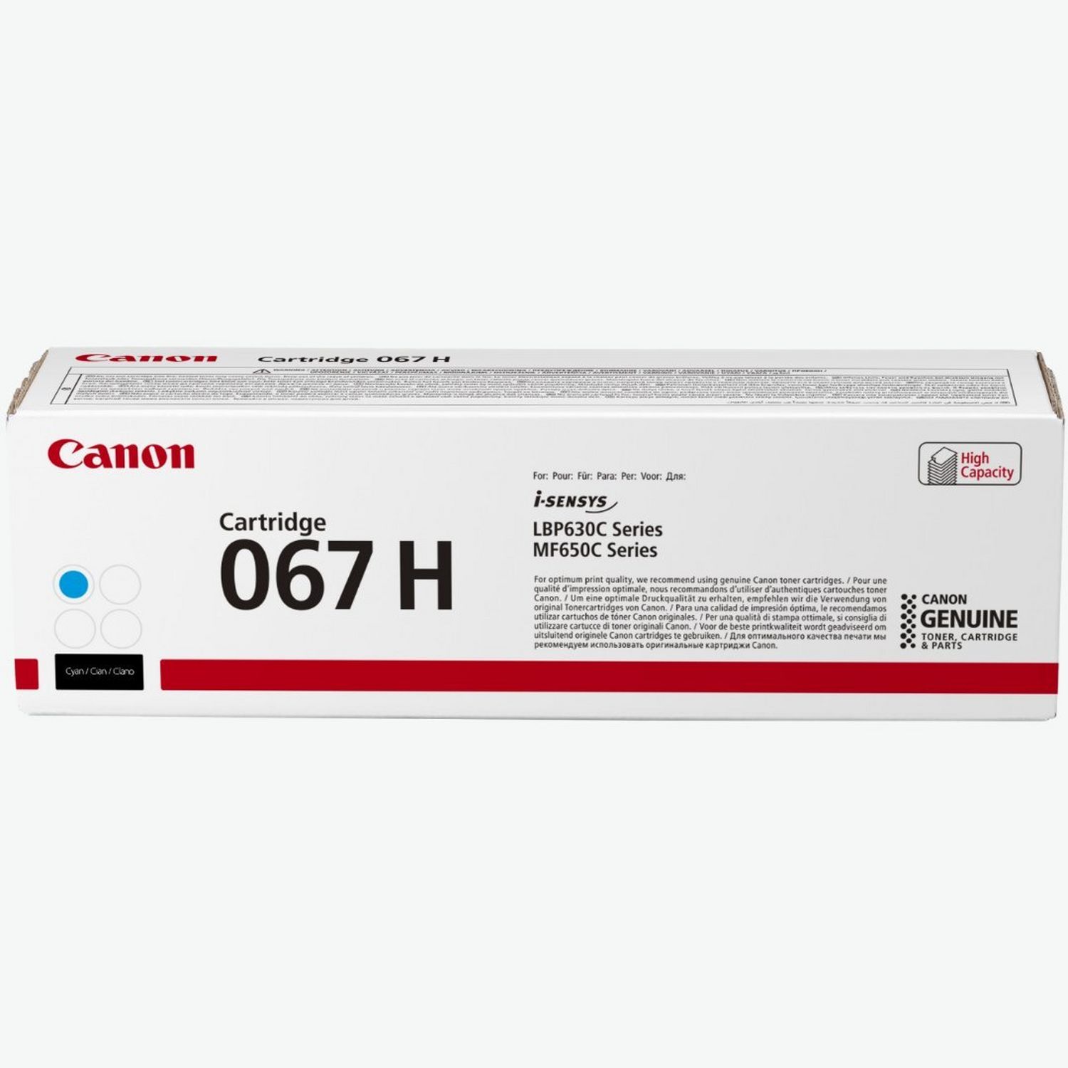 Cartouche de toner cyan Canon 067H