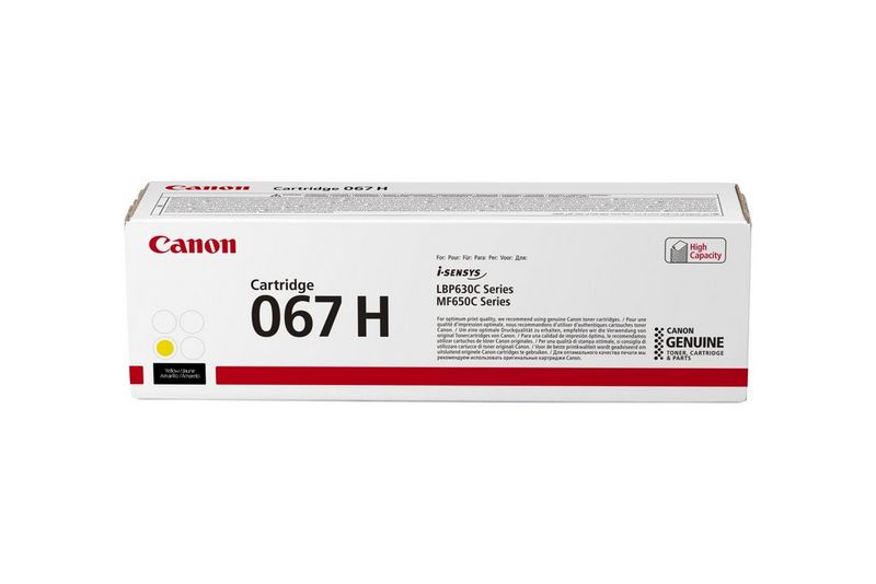

Canon 067H Yellow Toner Cartridge