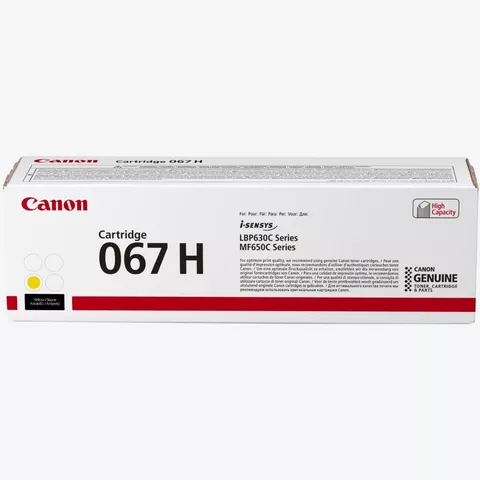 Canon 067H Yellow Toner Cartridge