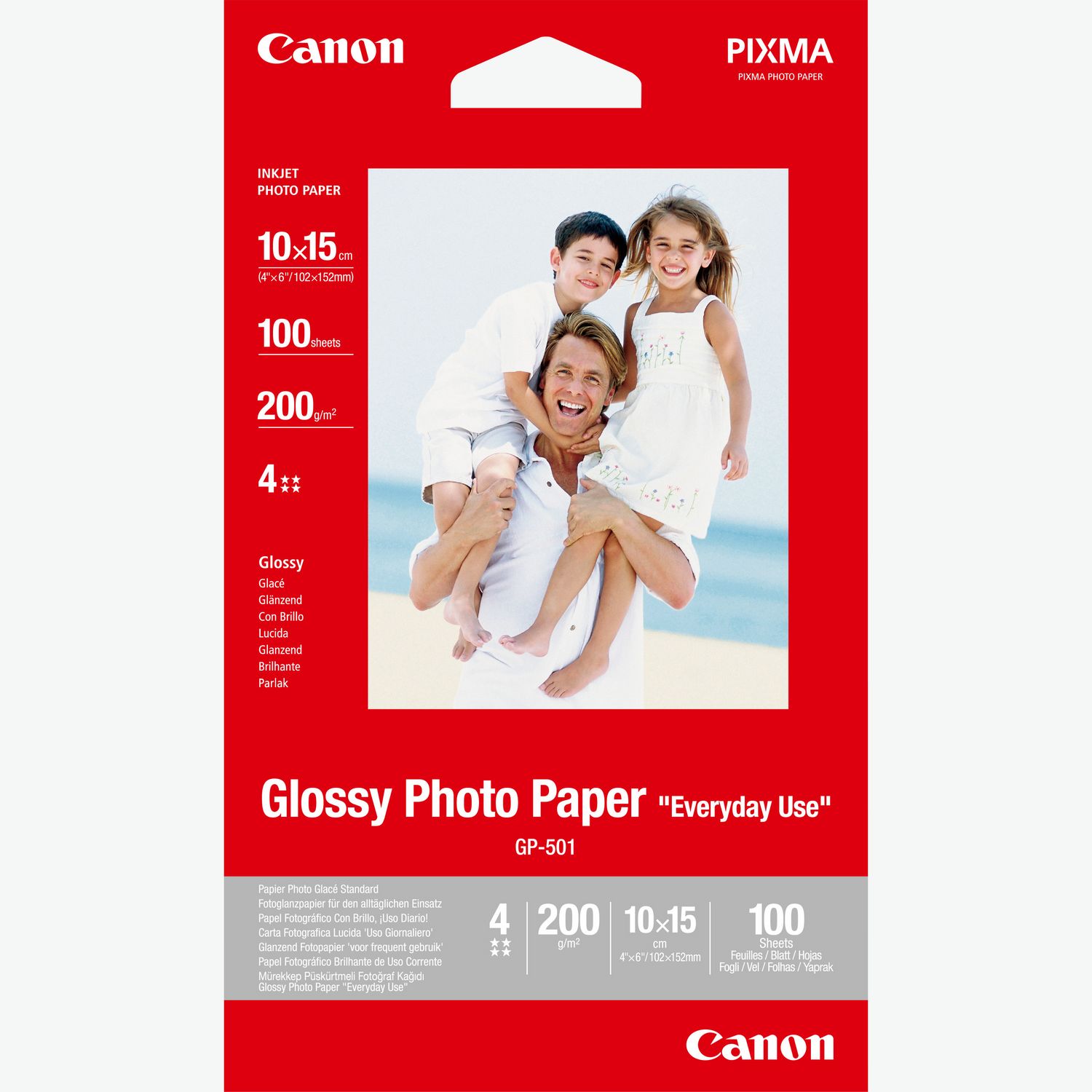 Carta fotografica lucida Canon GP-501 A4 - 100 fogli — Canon Italia Store