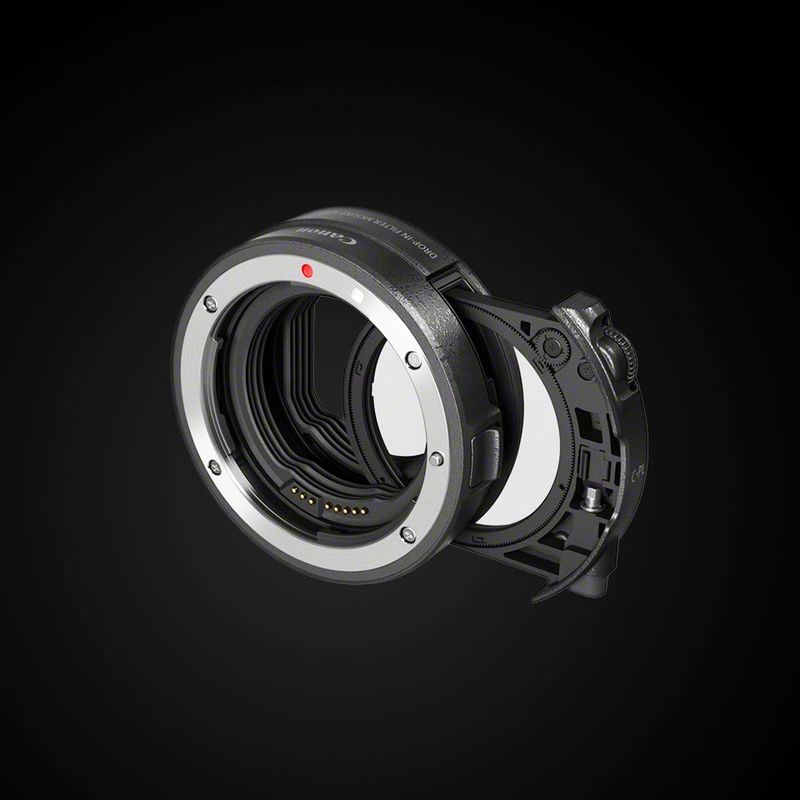 Canon EOS R Adapteer Circular Polarising Filter Drop-In