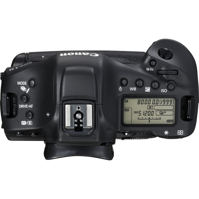 Boîtier Canon EOS-1D X Mark II Produits Vue de dessus