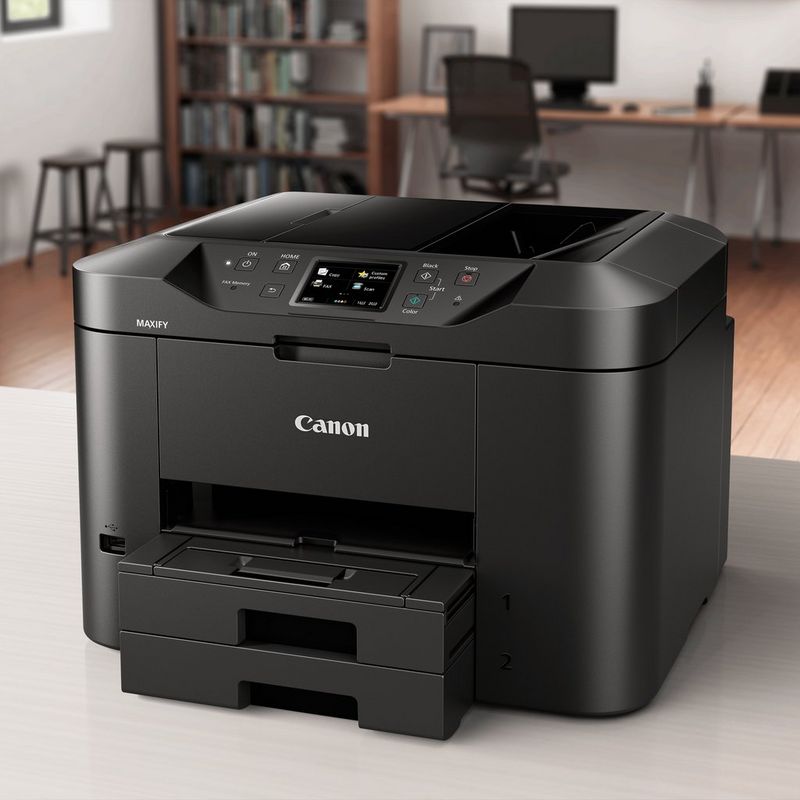 Canon MAXIFY MB2750  På et bord i et hus