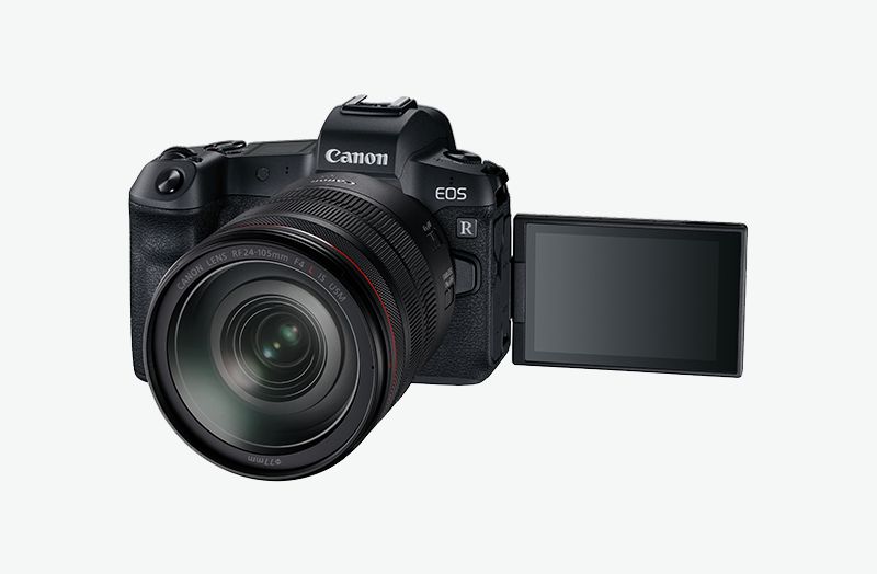 EOS R video side shot