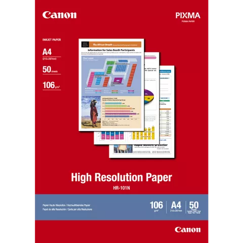 Canon HR-101N High Resolution Paper A4 - 50 Sheets