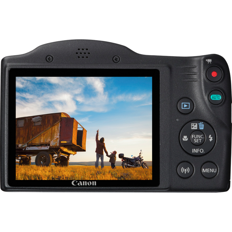 Canon PowerShot SX420 IS – svart Produkt sett forfra
