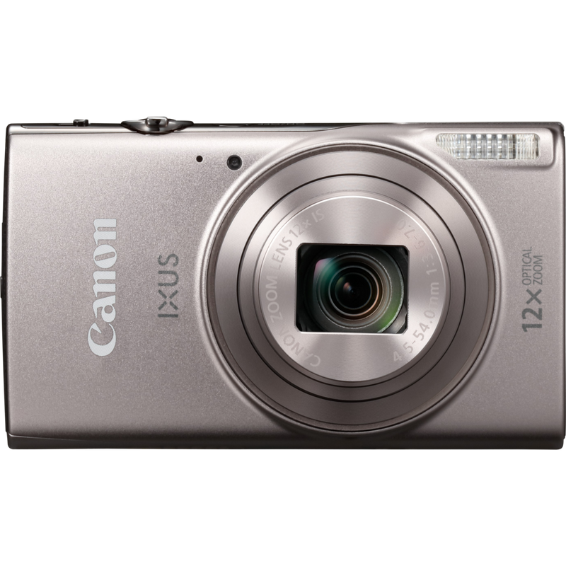 Canon IXUS 285 HS - Prata Produto vista frontal na vertical