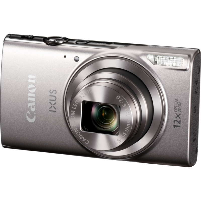 Canon IXUS 285 HS - Prata Produto vista frontal na vertical