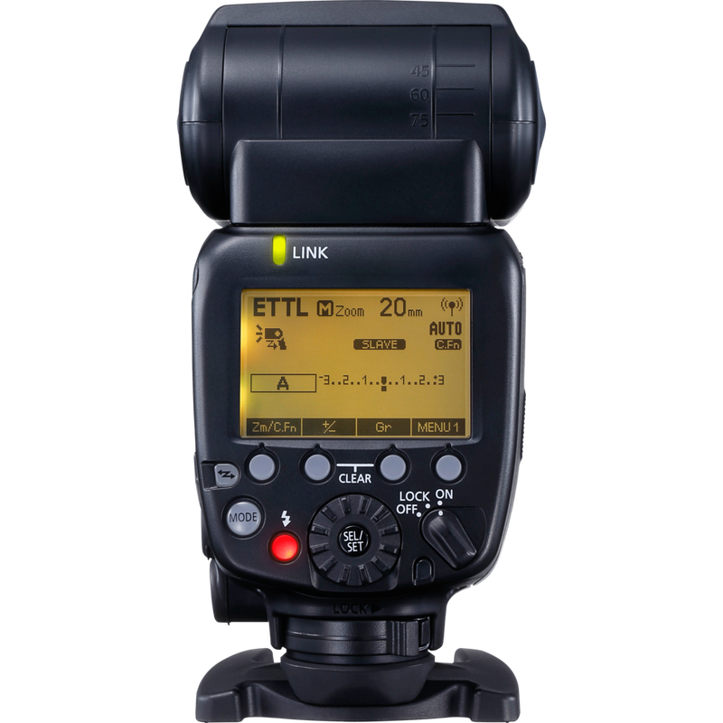 Canon Speedlite 600EX II-RT Flash Product Back View