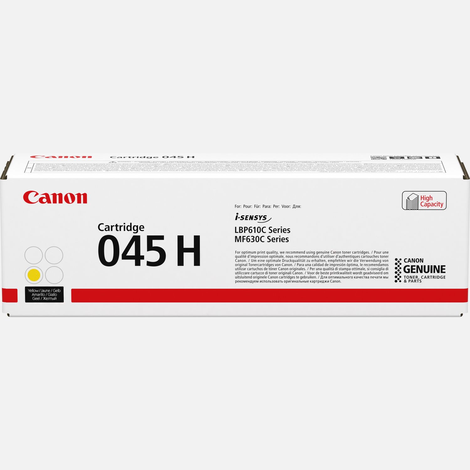 Cartouche de toner jaune haut rendement Canon 045H