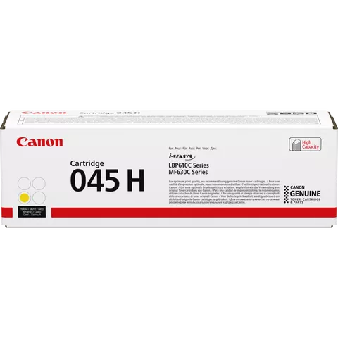 Canon 045H High Yield Yellow Toner Cartridge