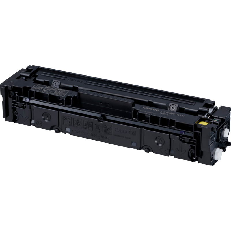 Canon 045H High Yield Yellow Toner Cartridge Product Front Right View