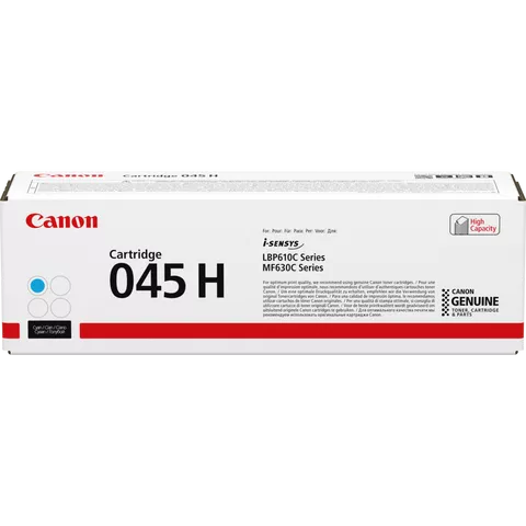 Canon 045H High Yield Cyan Toner Cartridge