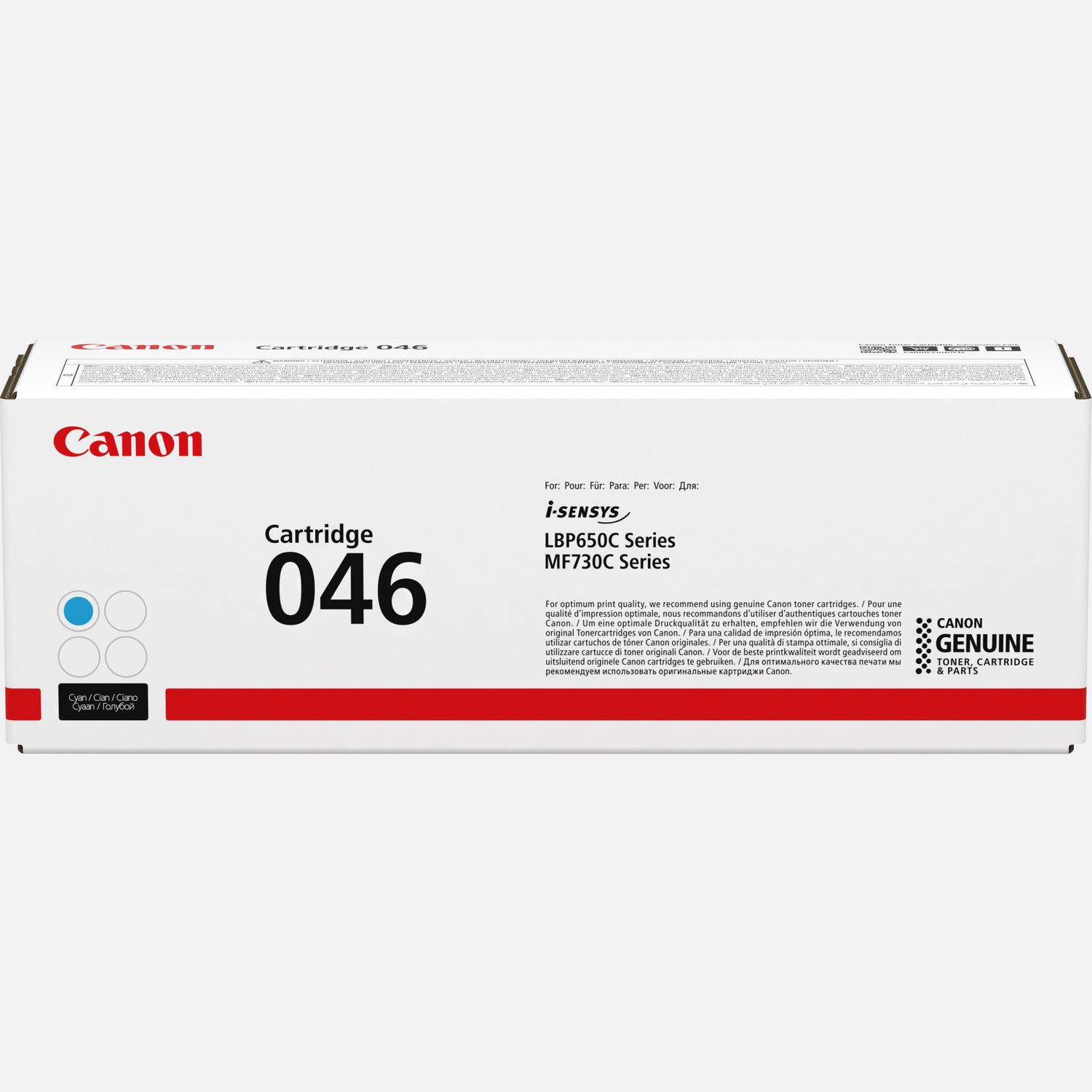 Image of Cartuccia toner ciano Canon 046C