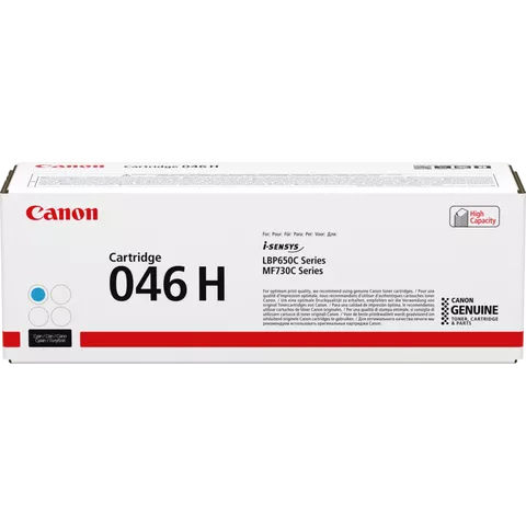Canon 046H High Yield Cyan Toner Cartridge