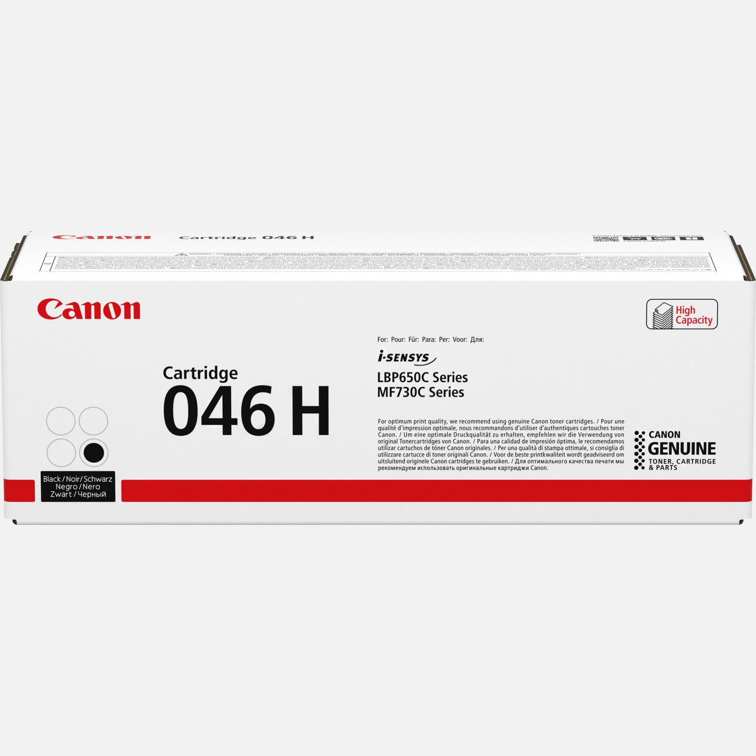 Canon 046H High Yield Black Toner Cartridge