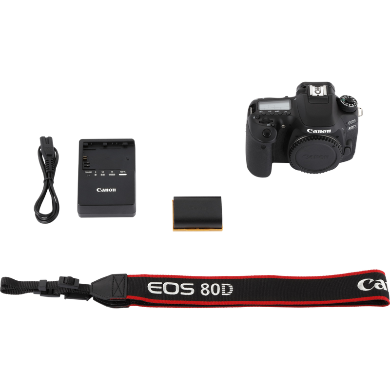Canon EOS 80D Gehäuse Produkt Lieferumfang